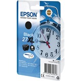 Epson Alarm clock Singlepack Black 27XL DURABrite Ultra Ink, Inchiostro Resa elevata (XL), Nero, Inchiostro a base di pigmento, 17,7 ml, 1 pz, 1100 pagine