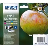 Epson Apple Multipack 4 colori DURABrite Ultra Mela T1295, Inchiostro Nero, Ciano, Magenta, Giallo, 11,2 ml, 7 ml, 1 pz, Confezione multipla