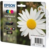 Epson Daisy Multipack Margherita 4 colori Inchiostri Claria Home 18 Resa standard, 5,2 ml, 3,3 ml, 175 pagine, 1 pz, Confezione multipla