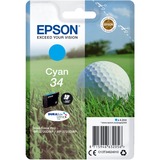 Epson Golf ball Inchiostro ciano singolo DURABrite Ultra Pallina da golf 34 Resa standard, Ciano, 4,2 ml, 1 pz, 300 pagine