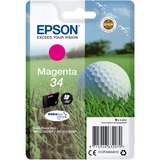 Epson Golf ball Inchiostro magenta singolo DURABrite Ultra Pallina da golf 34 Resa standard, Magenta, Inchiostro a base di pigmento, 4,2 ml, 1 pz, 300 pagine