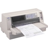 Epson LQ-680 Pro Stampanti ad aghi grigio, 465 cps, 360 x 180 DPI, 372 cps, 103 cps, 10,12 cpi (indice dei prezzi al consumo), 6 copie