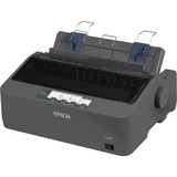 Epson LX-350 Stampanti ad aghi grigio, 357 cps, 240 x 144 DPI, 312 cps, 78 cps, 10,12 cpi (indice dei prezzi al consumo), 5 copie