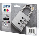 Epson Padlock Multipack 4 colori DURABrite Ultra Lucchetto 35XL, Inchiostro Resa elevata (XL), Nero, Ciano, Magenta, Giallo, Inchiostro a base di pigmento, 41,2 ml, 20,3 ml, 1 pz