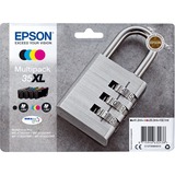Epson Padlock Multipack 4-colours 35XL DURABrite Ultra Ink, Inchiostro Resa elevata (XL), Inchiostro a base di pigmento, 41,2 ml, 20,3 ml, 1 pz, Confezione multipla