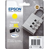 Epson Padlock Singlepack Yellow 35XL DURABrite Ultra Ink, Inchiostro Resa elevata (XL), Inchiostro a base di pigmento, 20,3 ml, 1900 pagine, 1 pz