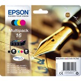 Epson Pen and crossword Multipack 4-colours 16 DURABrite Ultra Ink, Inchiostro Resa standard, Nero, Ciano, Magenta, Giallo, Inchiostro a base di pigmento, Inchiostro a base di pigmento, 5,4 ml, 3,1 ml