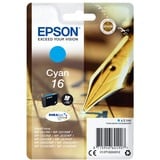 Epson Pen and crossword Singlepack Cyan 16 DURABrite Ultra Ink, Inchiostro Resa standard, Ciano, 3,1 ml, 1 pz, 165 pagine