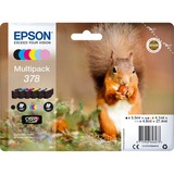 Epson Squirrel Multipack 6-colours 378 Claria Photo HD Ink Resa standard, 5,5 ml, 4,1 ml, 1 pz, Confezione multipla