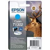 Epson Stag Inchiostro ciano singolo DURABrite Ultra Cervo T1302 Resa elevata (XL), Ciano, 10,1 ml, 1 pz, 765 pagine