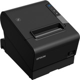 Epson TM-T88VI (111): Serial, USB, Ethernet, PS, Black, EU Nero, USB, Ethernet, PS, Black, EU, Termica diretta, Stampante POS, 180 x 180 DPI, 300 mm/s, 350 mm/s, Testo, Grafico, Codice a barre