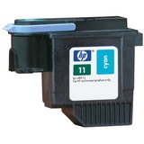 HP 11 testina stampante Ad inchiostro, Testina di stampa HP Color Inkjet CP 1700, Business Inkjet 1000, 1100, 1200, Business Inkjet 2200, 2300, 2600, 2800,..., Ad inchiostro, Ciano, Ciano, C4811A, 110 mm, Vendita al dettaglio