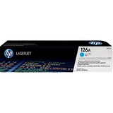 HP Cartuccia Toner originale ciano LaserJet 126A turchese, 1000 pagine, Ciano, 1 pz, Vendita al dettaglio