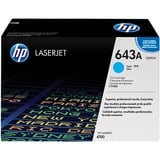 HP Cartuccia Toner originale ciano LaserJet 643A turchese, 10000 pagine, Ciano, 1 pz, Vendita al dettaglio