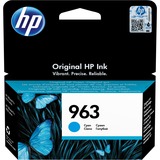 HP Cartuccia di inchiostro ciano originale 963 Resa standard, Inchiostro a base di pigmento, 10,74 ml, 700 pagine, 1 pz