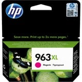 HP Cartuccia di inchiostro magenta originale 963XL ad alta capacità Resa elevata (XL), Inchiostro a base di pigmento, 23,25 ml, 1600 pagine, 1 pz