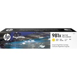 HP Cartuccia giallo originale ad alta capacità 981X PageWide, Inchiostro Resa elevata (XL), Inchiostro a base di pigmento, 114 ml, 10000 pagine, 1 pz