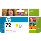 HP Cartuccia inchiostro giallo 72, 130 ml 130 ml, Inchiostro colorato, 130 ml, 1 pz