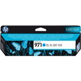 HP Cartuccia originale inchiostro ciano 971 Resa standard, Inchiostro a base di pigmento, 24,5 ml, 2500 pagine, 1 pz, Vendita al dettaglio