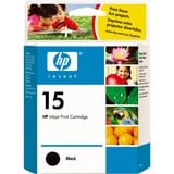 HP Cartuccia originale inchiostro nero 15 grande Inchiostro a base di pigmento, 500 pagine, 1 pz