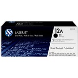 HP Confezione da 2 cartucce originali di Toner nero LaserJet 12A Nero, 4000 pagine, Nero, 2 pz, Vendita al dettaglio
