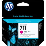 HP Confezione da 3 cartucce di inchiostro magenta DesignJet 711, 29 ml 29 ml, Inchiostro a base di pigmento, 29 ml, 3 pz, Confezione multipla