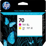 HP Testina di stampa magenta e giallo DesignJet 70 HP DesignJet Z2100, Z3100 and Z3200 Photo Printer series, Ad inchiostro, Magenta, Giallo, C9406A, Singapore, 143 mm