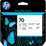HP Testina di stampa nero fotografico e grigio chiaro DesignJet 70 HP DesignJet Z2100, Z3100 and Z3200 Photo Printer series, Ad inchiostro, Grigio chiaro, Nero per foto, C9407A, Singapore, 143 mm