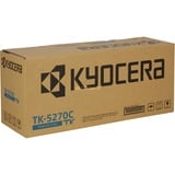 Kyocera TK-5270C cartuccia toner 1 pz Originale Ciano 6000 pagine, Ciano, 1 pz