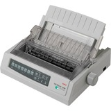 OKI ML3390eco stampante ad aghi 360 x 360 DPI 390 cps grigio chiaro, 390 cps, 360 x 360 DPI, 87 cps, 260 cps, 10,12,17.1,20 cpi (indice dei prezzi al consumo), 160 cpi (indice dei prezzi al consumo)