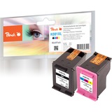 Peach 316258 cartuccia d'inchiostro 2 pz Nero, Ciano, Magenta, Giallo Inchiostro a base di pigmento, 2 pz, Confezione multipla