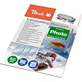 Peach 510591 pellicola per plastificatrice 25 pz, Film Trasparente, 10 mm, 15 mm, 25 pz