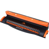Peach PB200-09 macchina piegafoglii 50 fogli, Macchina obbligatoria Nero/Orange, 50 fogli