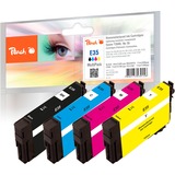 Peach PI200-565 cartuccia d'inchiostro 4 pz Compatibile Nero, Ciano, Magenta, Giallo 18 ml, 11 ml, 1380 pagine, 3300 pagine, 4 pz, Confezione multipla
