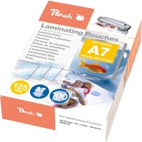 Peach PP525-05 pellicola per plastificatrice 100 pz Trasparente, Lucido, A7, 0,125 mm, 100 pz