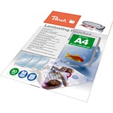 Peach PPR080-02 pellicola per plastificatrice 25 pz, Film Trasparente, A4, 25 pz