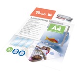 Peach PPR60-02 pellicola per plastificatrice 25 pz Trasparente, A4, 25 pz