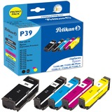 Pelikan P39 cartuccia d'inchiostro 5 pz Compatibile Resa elevata (XL) Nero, Ciano, Magenta, Nero per foto, Giallo Resa elevata (XL), 12 ml, 10 ml, 6600 pagine, 5 pz, Confezione multipla