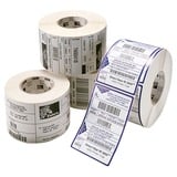 Zebra Z-Ultimate 3000T Argento Permanent Adhesive, Etichetta argento, Argento, Permanent Adhesive, Poliestere, Trasferimento termico, Acrilico, Permanente