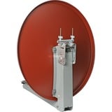 Kathrein CAS 80ro antenna per satellite Rosso, Antenna parabolica rosso, 10,70 - 12,75 GHz, Rosso, 75 cm, 750 mm, 88,4 cm, 6,7 kg