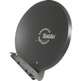 Kathrein CAS 90gr antenna per satellite Grafite, Antenna parabolica grafite, 10,70 - 12,75 GHz, 39,6 dBi, Grafite, Alluminio, 90 cm, 967 mm