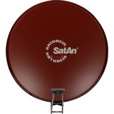 Kathrein CAS 90ro antenna per satellite Marrone, Rosso, Antenna parabolica marrone, 10,70 - 12,75 GHz, 39,6 dBi, Marrone, Rosso, Alluminio, 90 cm, 967 mm