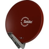 Kathrein CAS 90ro antenna per satellite Marrone, Rosso, Antenna parabolica marrone, 10,70 - 12,75 GHz, 39,6 dBi, Marrone, Rosso, Alluminio, 90 cm, 967 mm