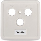TechniSat 0000/3276 Copertura di sicurezza per presa elettrica Bianco bianco, Bianco