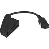 TechniSat 0000/3602 Cavo SCART SCART (21-pin) Nero Nero, SCART (21-pin), Maschio, Femmina, Nero