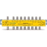 TechniSat 17Z Commutatori video, Amplificatore argento, Argento, Giallo, 300 g, 210 x 55 x 44 mm, 500 g