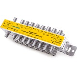 TechniSat 17Z Commutatori video, Amplificatore argento, Argento, Giallo, 300 g, 210 x 55 x 44 mm, 500 g