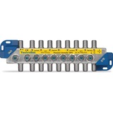 TechniSat 9P2 Splitter per cavo Argento argento, Splitter per cavo, 950 - 2150 MHz, Argento, 210 mm, 60 mm, 45 mm