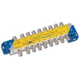 TechniSat 9Z2 Splitter per cavo Argento, Giallo argento, Splitter per cavo, 950 - 2150 MHz, Argento, Giallo, Femmina, 208 mm, 32 mm