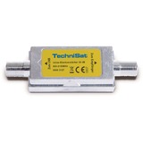 TechniSat Inline Block Amplifier Combinatore di cavi Argento argento, Combinatore di cavi, 75 Ω, 950 - 2150 MHz, Argento, Femmina, 22 g